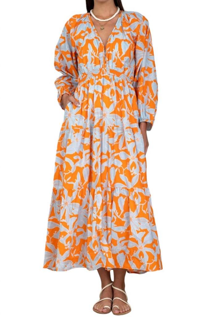 Elizabeth and James Hallie Dress In Fiori
