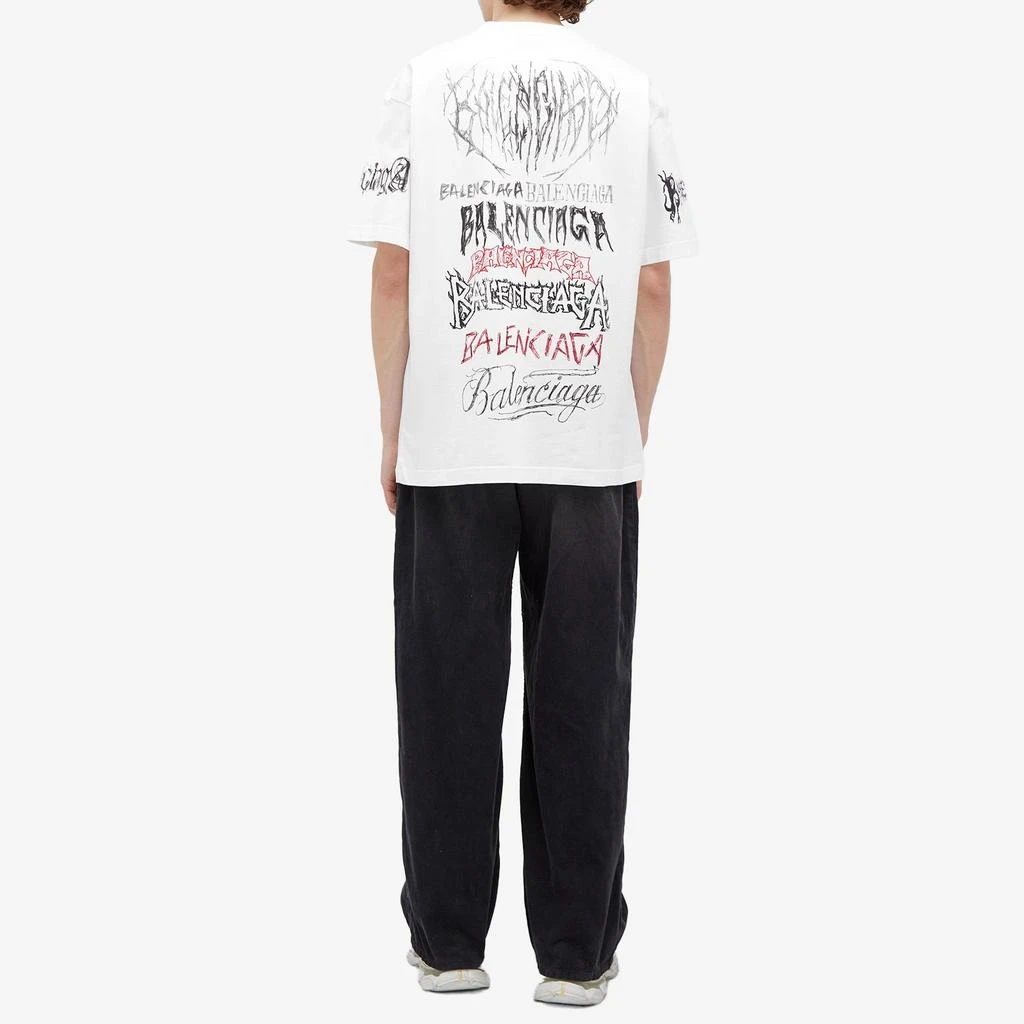 Balenciaga Balenciaga Large Fit T-Shirt 4