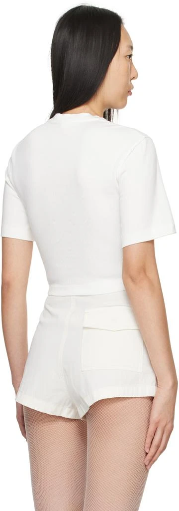 Dion Lee White Corset T-Shirt 3