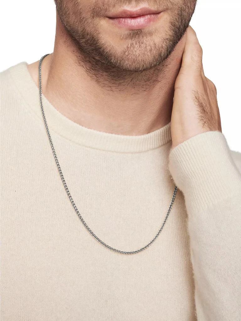 David Yurman Wheat Chain Necklace in Sterling Silver 6