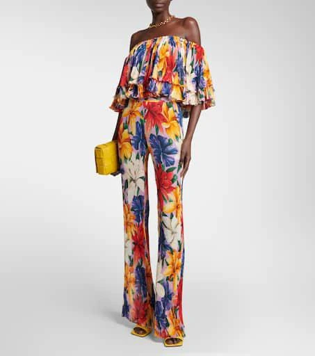 ETRO High-rise straight floral pants 2