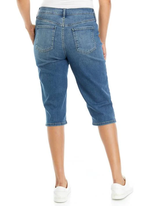 Gloria Vanderbilt Vanderbilt Womens Lorelai Skimmer Bermuda Shorts 2