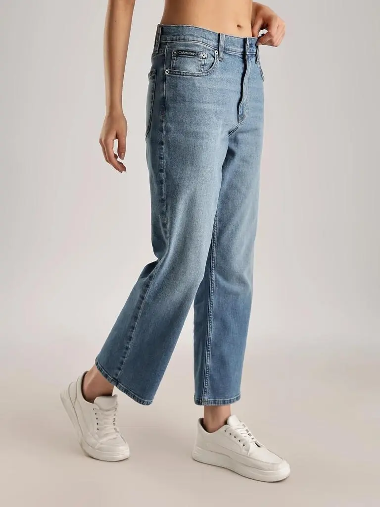 Calvin Klein Calvin Klein Womens High Rise Ankle Bootcut Jeans 3