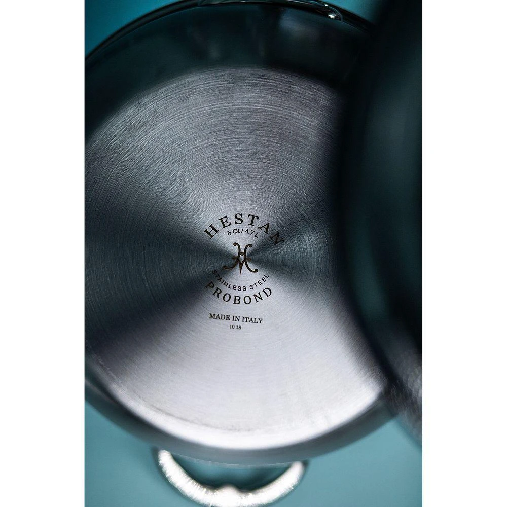 Hestan ProBond® Forged 5-Quart Professional Clad Stainless Steel Essential Pan with Lid 9
