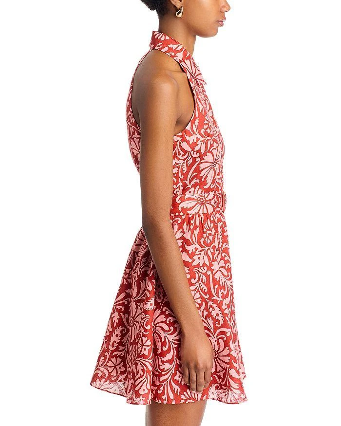 Veronica Beard Beau Linen Dress | Dark Persimmon Multi | Size 16