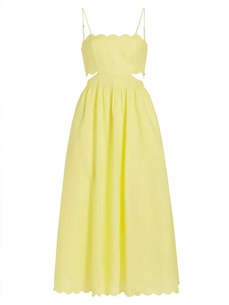 Zimmermann Halliday Scallop Midi-Dress 1