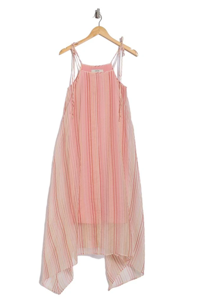 Joie Roisin Tie Strap Silk & Cotton Trapeze Dress 3