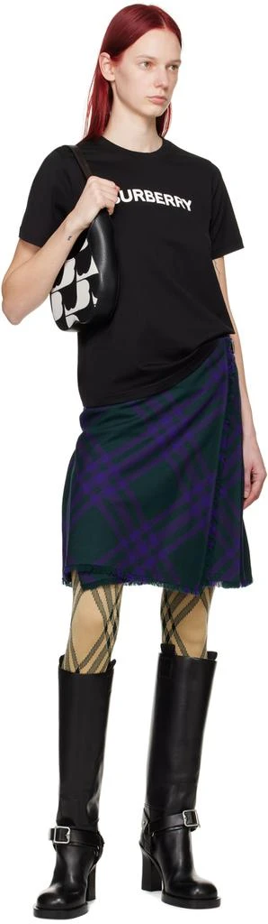 Burberry Black Bonded T-Shirt 5