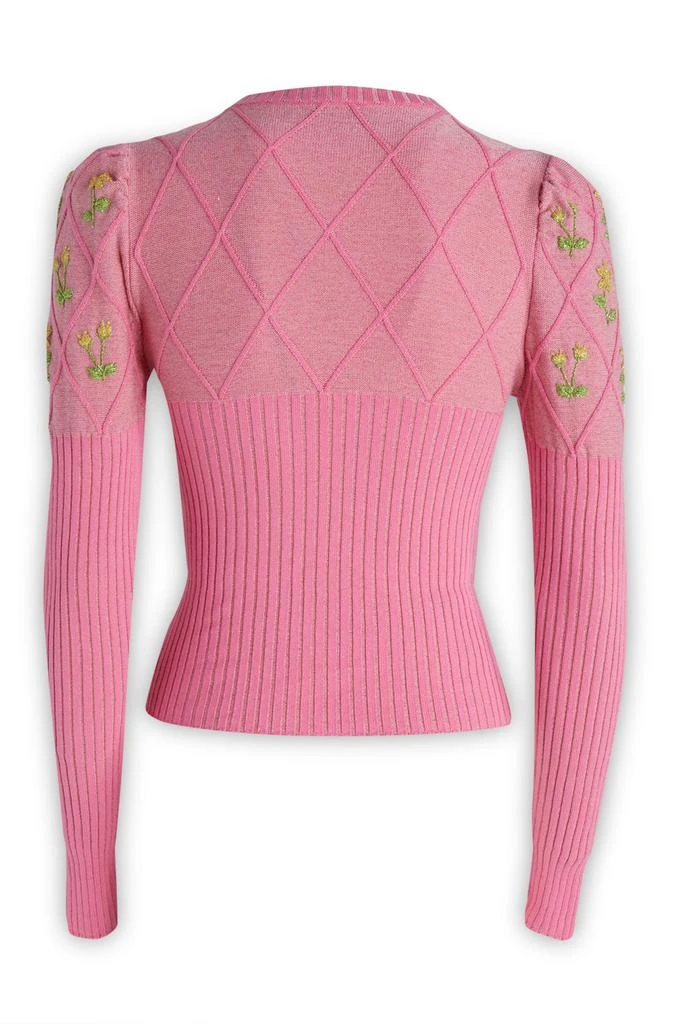 Cormio Cormio Floral Embroidered Knitted Jumper 2