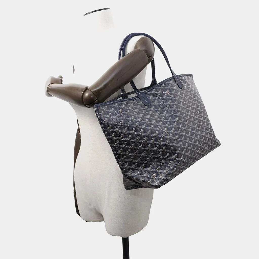 Goyard Goyard Saint Louis PM Navy Canvas Tote Bag 2
