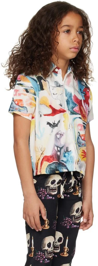 Endless Joy Kids White Printed Shirt 2