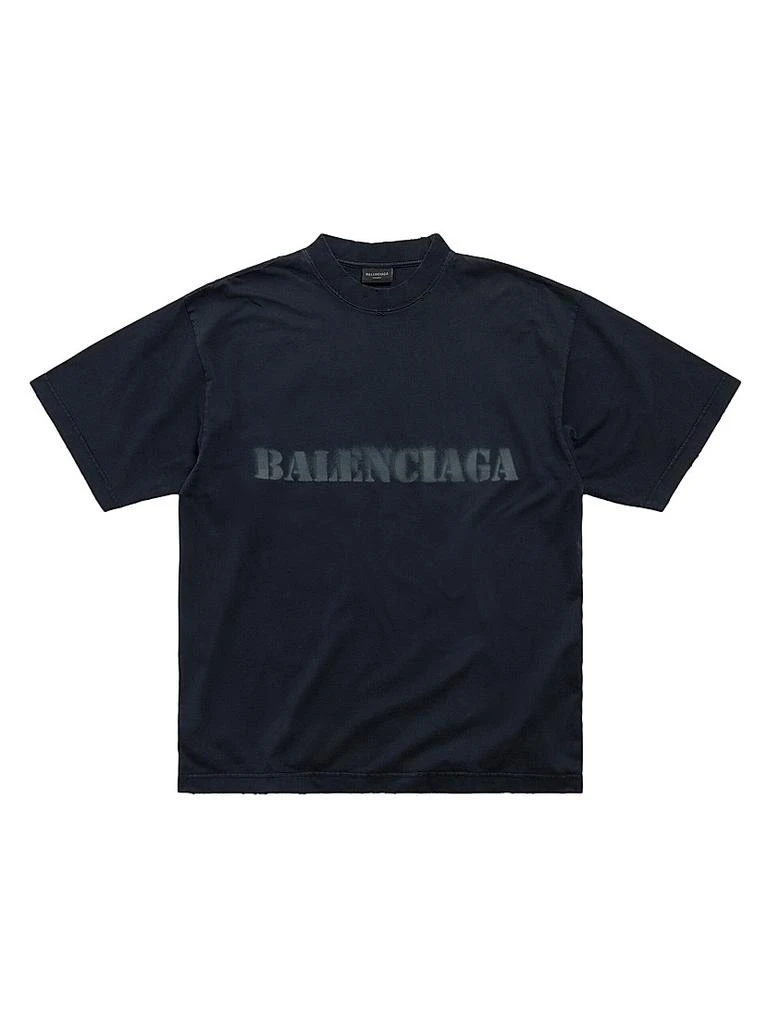 Balenciaga Stencil Type T-Shirt Medium Fit 1