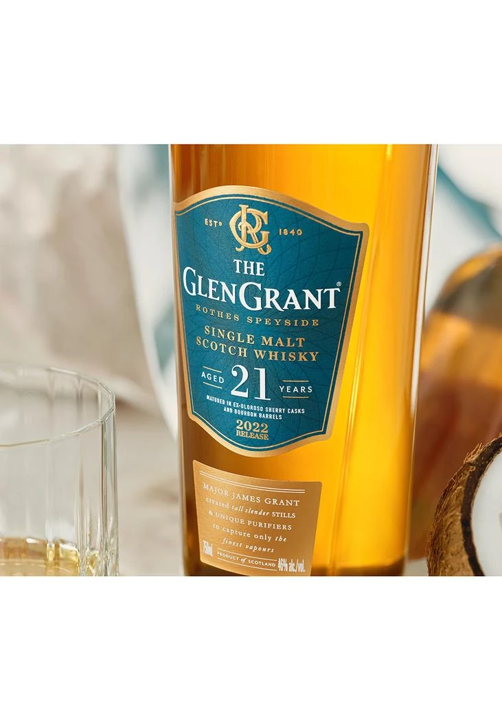 GLEN GRANT 21 Year Old Single Malt Scotch Whisky 3