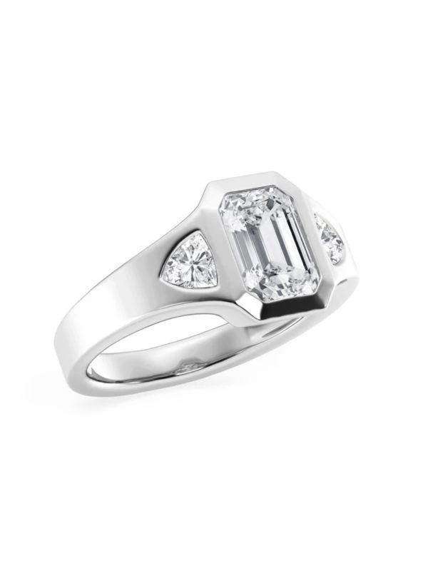 Badgley Mischka 14K Gold & 2.6 TCW Lab Grown Diamond Ring 2