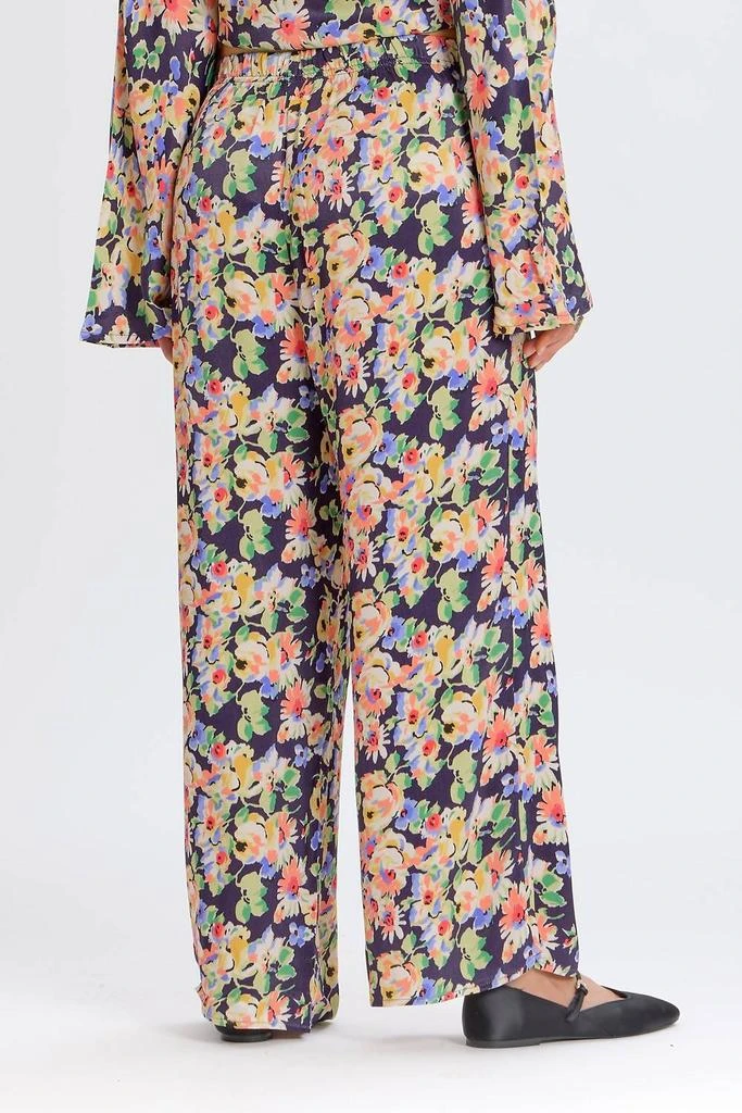 Something Navy Something Navy - Silky Floral Wide Leg Pants 2