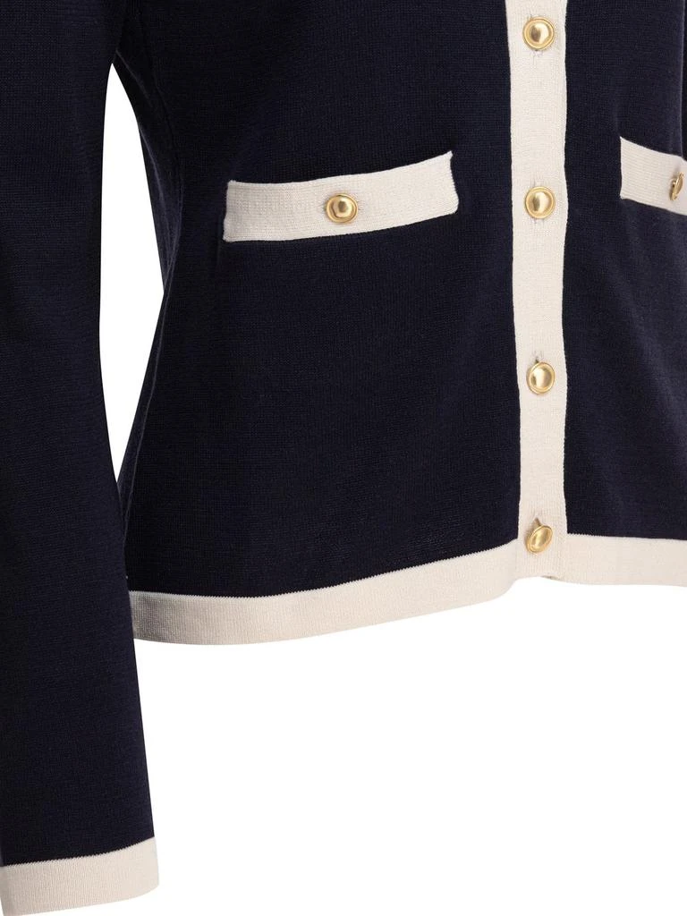 INES DE LA FRESSANGE Ines De La Fressange Buttoned Knit Cardigan 4