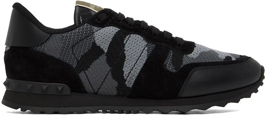 Valentino Black Rockrunner Sneakers 1