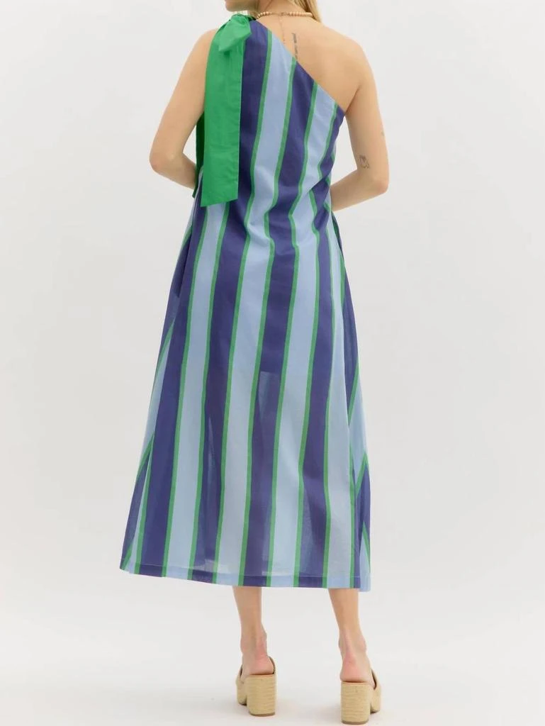 Entro - One Shoulder Striped Maxi Dress  On Sale Now with Up to 29% Off |  Discover Exclusive Deals & Savings at BeyondStyle  Authentic entro women >  dresses > one