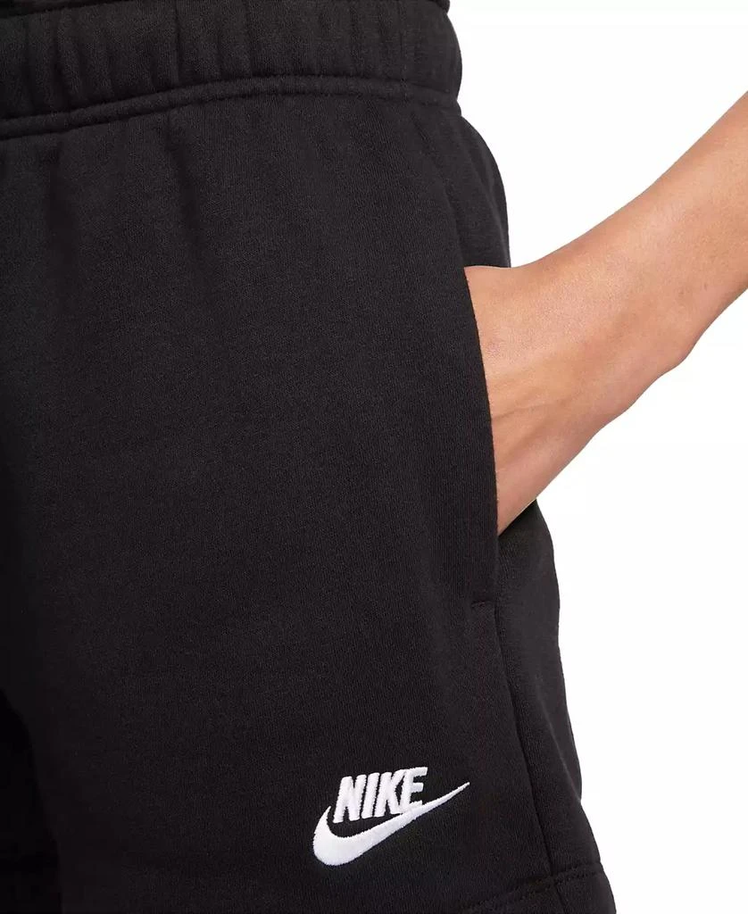 Nike Women's Sportswear Club Fleece Mid-Rise Shorts 4