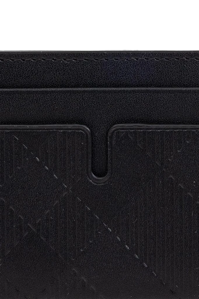 Burberry Burberry Check-Embossed Open Top Cardholder 4