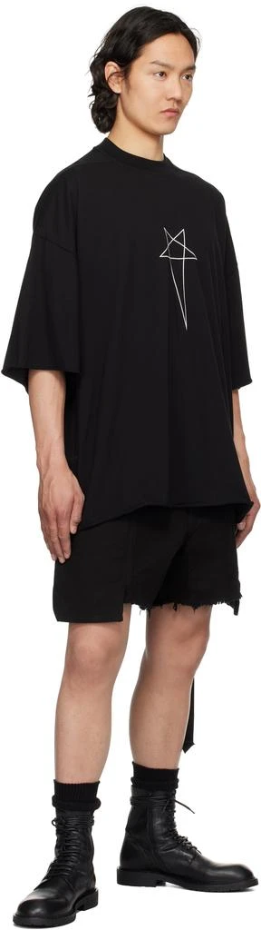 Rick Owens Black Hollywood Stefan Cargo Shorts 4