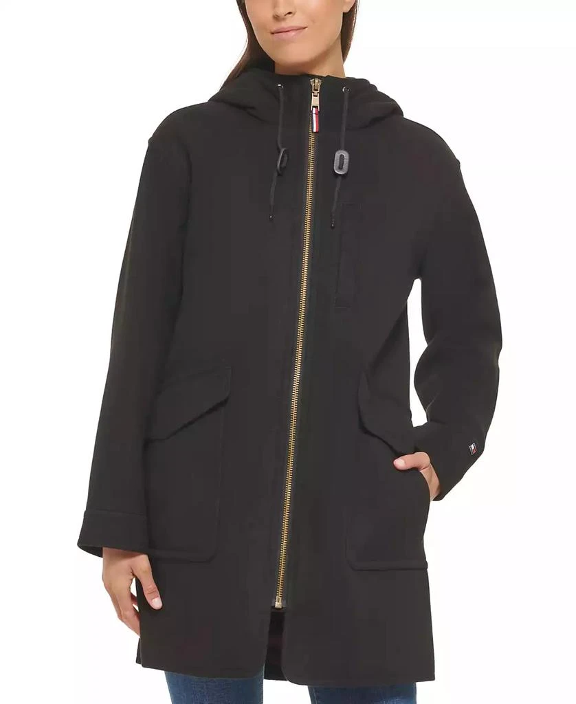 Tommy Hilfiger Women's Zip Front Hooded Coat 5