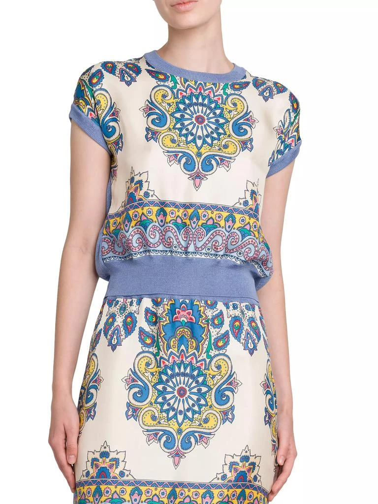 ETRO Medallion Silk Top 3