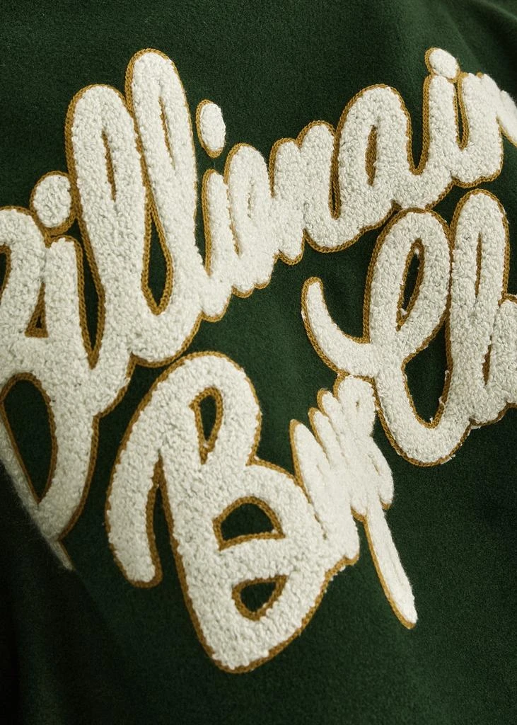 Billionaire Boys Club Logo-appliquéd padded felt varsity jacket 5