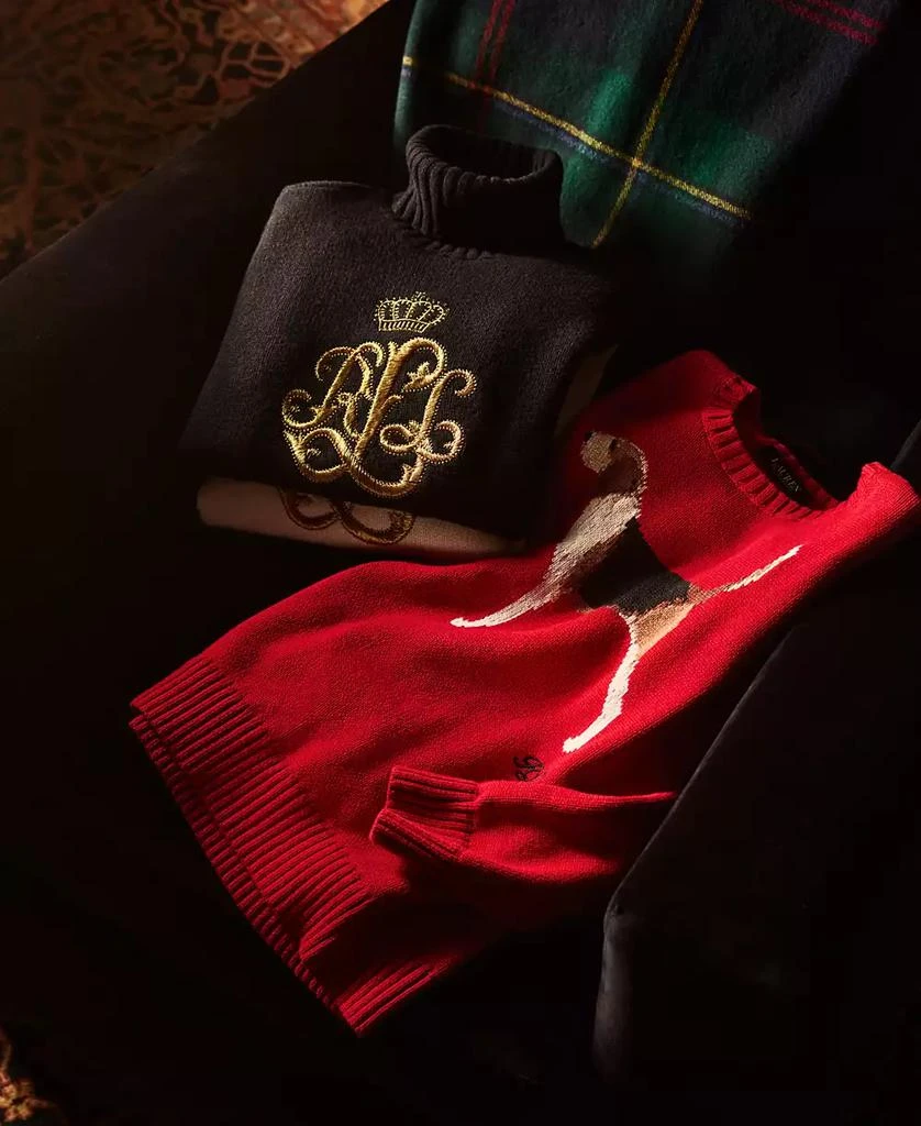 Ralph Lauren Women
s Cotton Dog Sweater 2