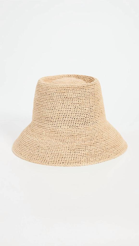 Janessa Leone Janessa Leone - Women's Felix Bucket Packable Raffia Straw Hat