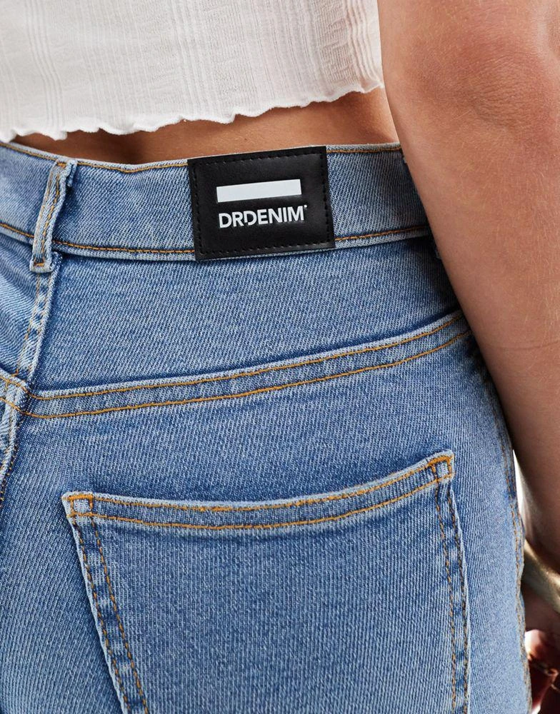 Shop Dr Denim Petite Moxy high stretch high waist skinny jeans in