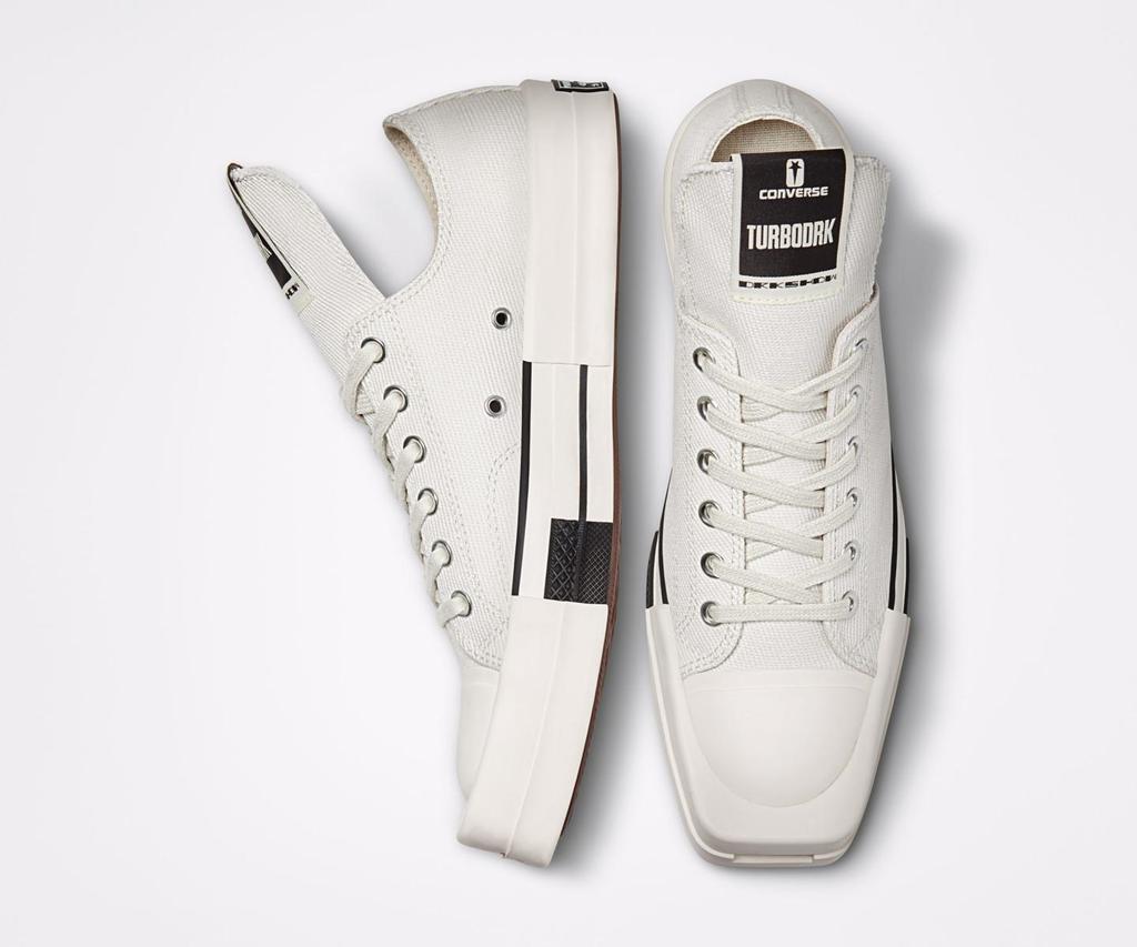 Rick Owens Converse X Drkshdw Squared Toe Shoes – On Sale Now with