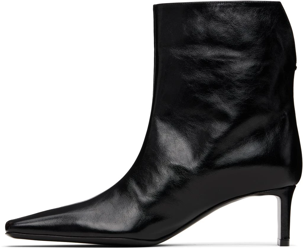 Khaite Black Ona Ankle Boots 3