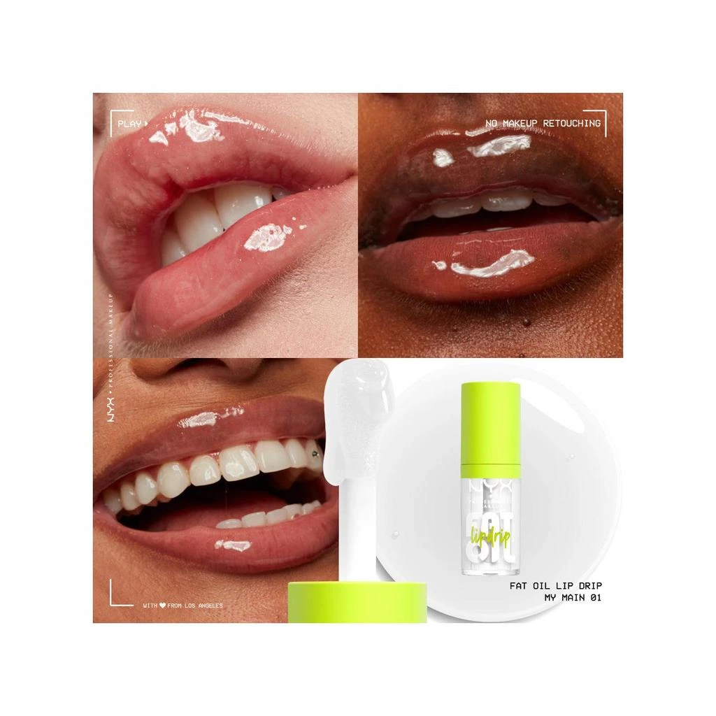 Octopus x Nyx Fat Oil Gloss My Main 18