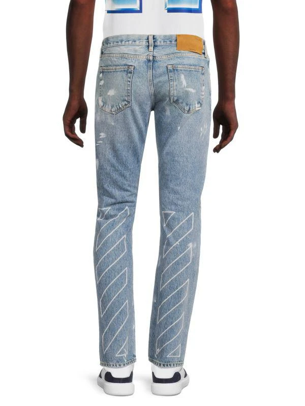 Off-White Paint Splatter Jeans 2