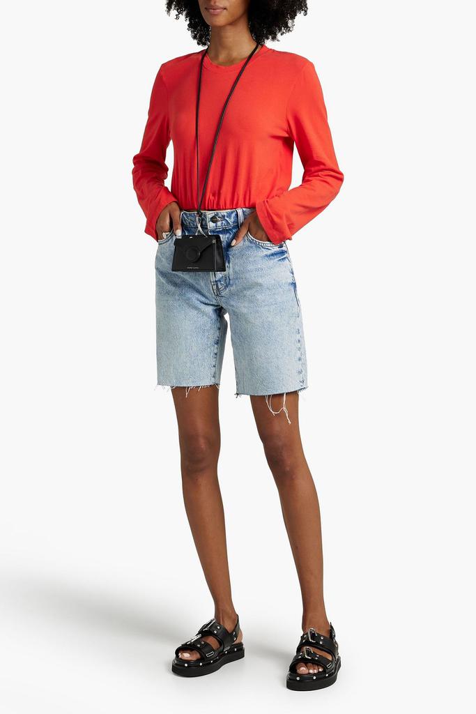 The Range Cropped Supima cotton-blend jersey top