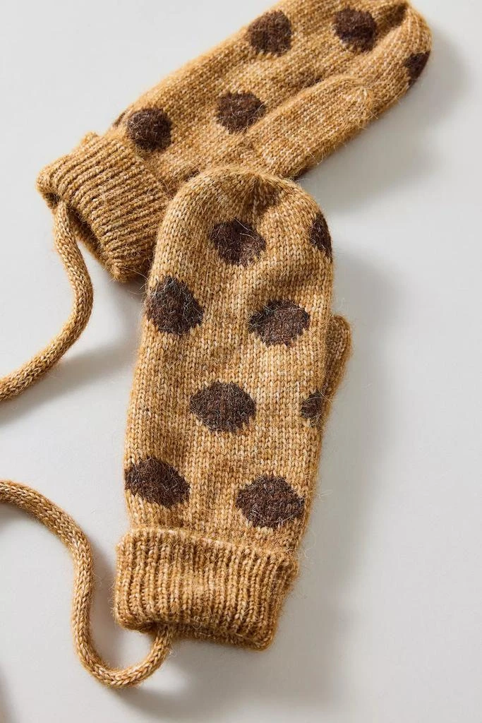 Urban Outfitters Polka Dot Corded Mitten 3