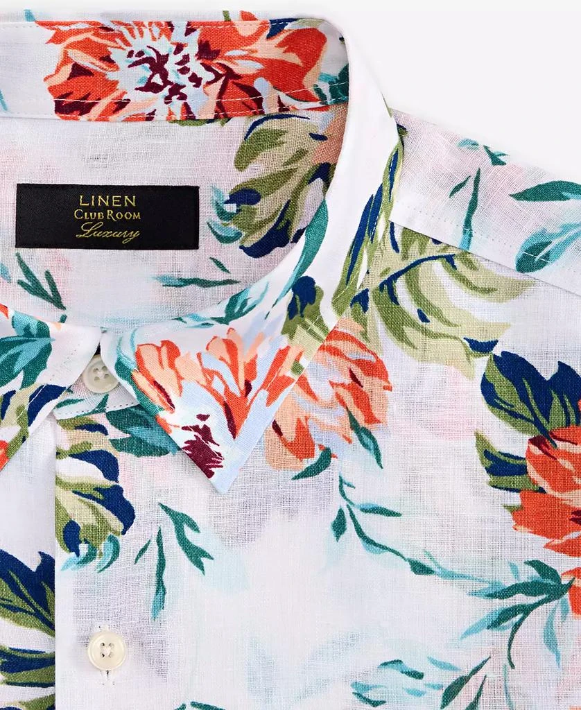Club Room Men's Rally Floral Linen Short-Sleeve Shirt, Exclusively at Macy's 5