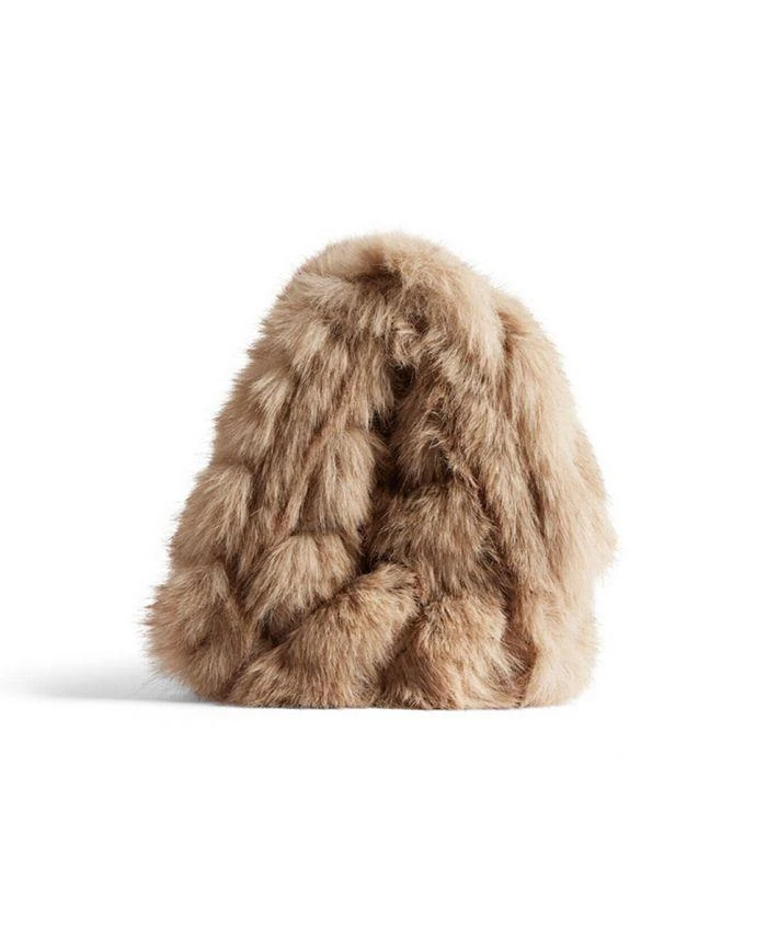 Balenciaga Crush Medium Chain Bag Fake Fur 3