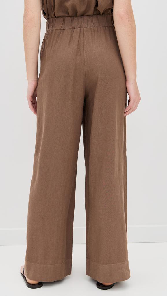 Stateside Linen Wide Leg Pull-On Pants