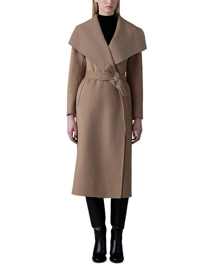 Mackage Mai Lightweight Wrap Wool Coat 1
