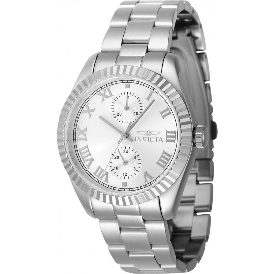 Specialty GMT Quartz Silver Dial Ladies Watch 47435 – On  display picture 1