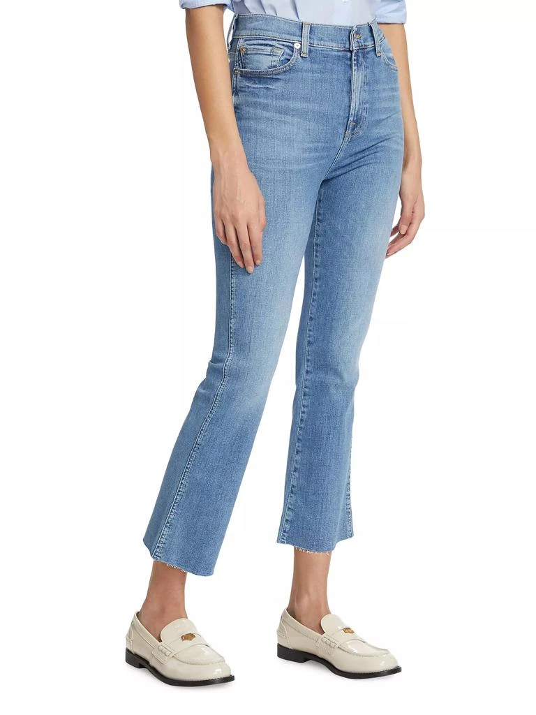 7 For All Mankind Slim Kick High-Rise Cropped Jeans 4