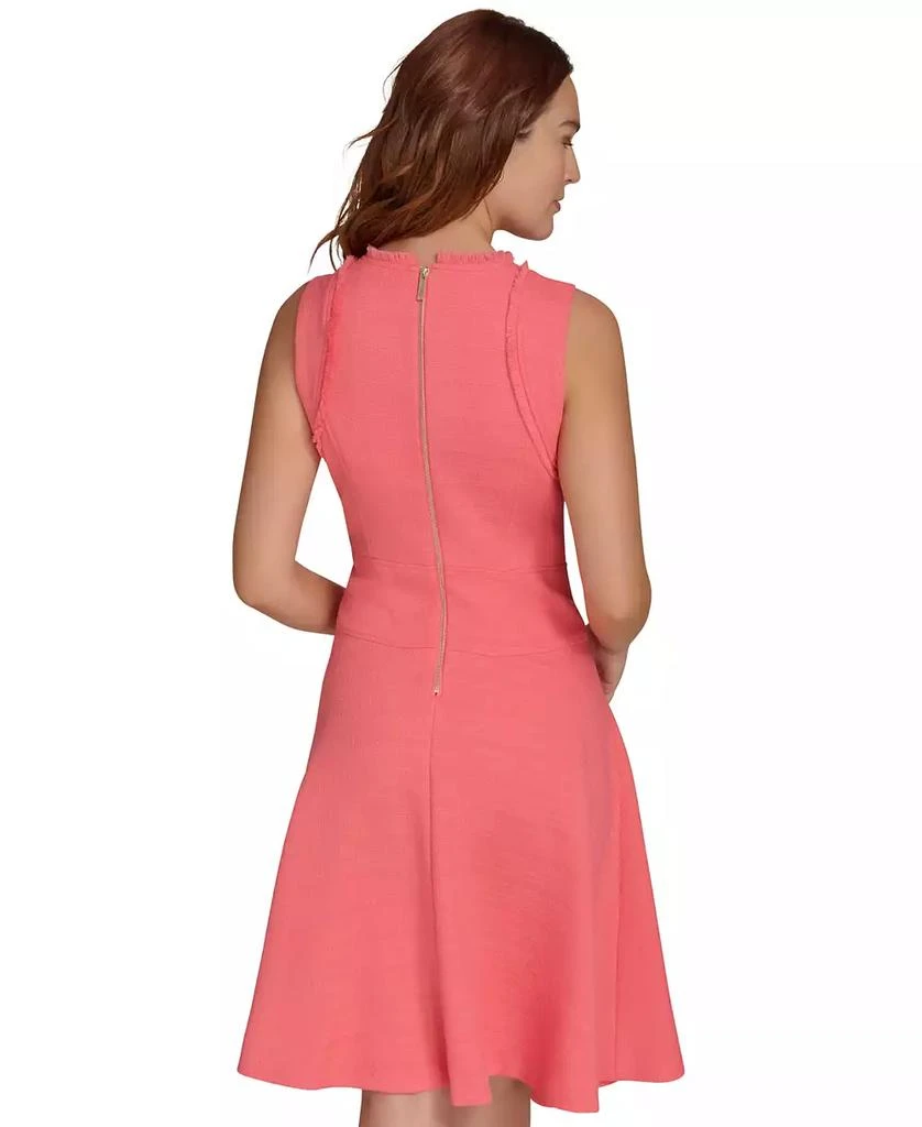 Tommy Hilfiger Petite Textured Sleeveless Fit & Flare Dress 4