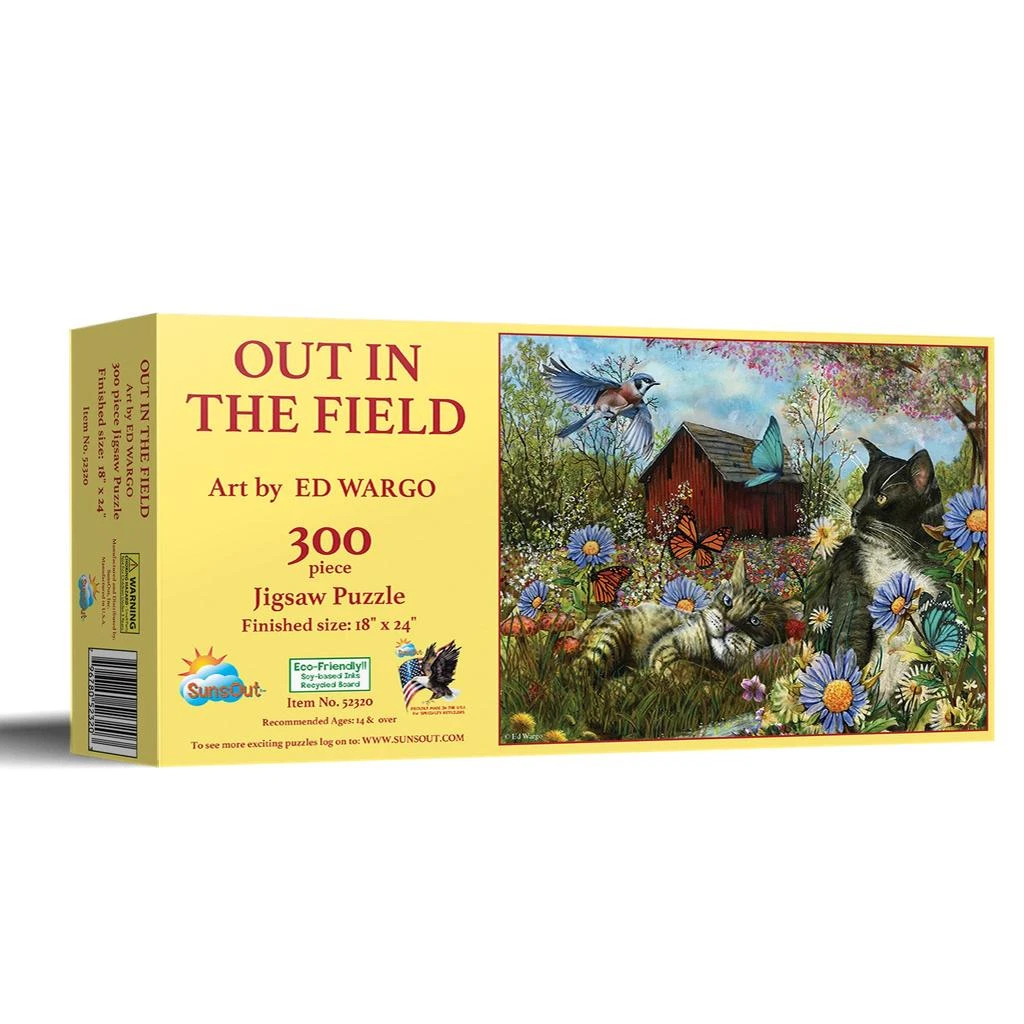 SunsOut Out in the Field 300 piece Jigsaw Puzzle for Adults