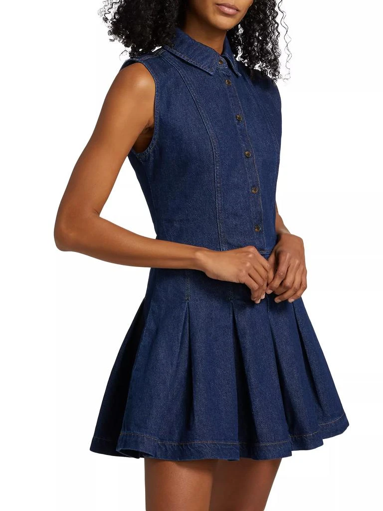 Reformation Arella Denim Sleeveless Minidress 4