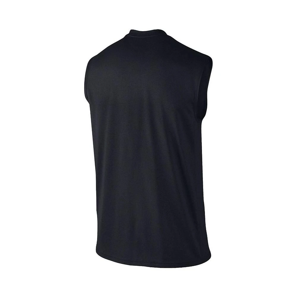 NIKE Men's Black Oregon Ducks Wordmark Drop Legend Performance Tank Top 4