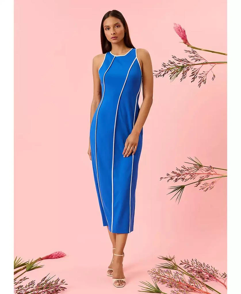 Donna Morgan Women's Piped-Seam Sleeveless Bodycon Dress 3