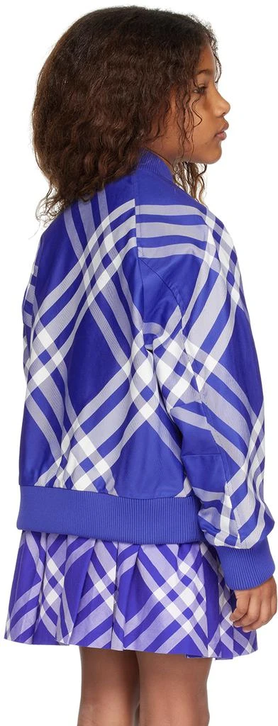 Burberry Kids Blue Check Jacket 3