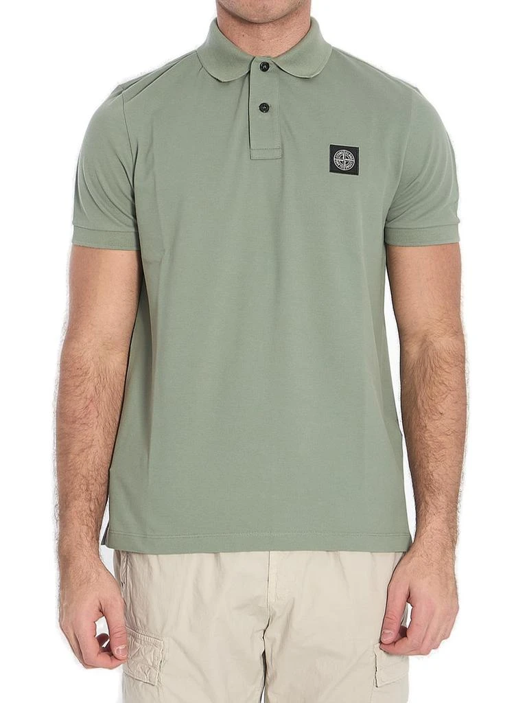 Stone Island Stone Island Logo Patch Short-Sleeved Polo Shirt 1